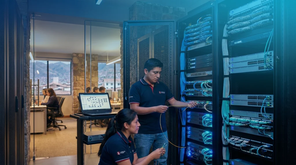 Infraestructura de red local administrada por INTERNEXT